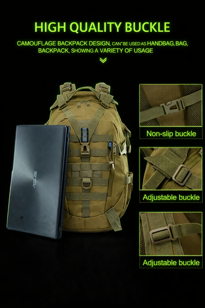 Multi-Purpose Tactical Travel Rucksack - MOLLE System